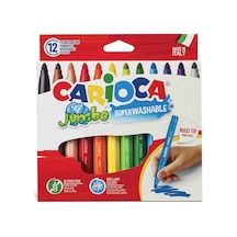 4 Adet Carioca Teddy Jumbo Super Yıkanabilir Keçeli Boya 12li