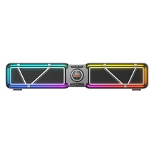 Divoom D-base 30w Masaüstü Bluetooth Gaming Hoparlör, Rgb Işıklı, Çift Portlu 35w Hızlı Şarj, Usb/au
