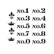 Hd013 Home Dekor Stencil 45X45