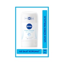 Kadın Stick Deodorant Fresh Natural 50ml, Ter Kokusuna Karşı 48 Saat Koruma, Uzun Süren Ferahlık