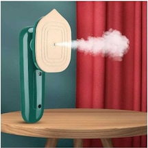 Novahub Taşınabilir El Tipi Kumaş Ütüsü - Hızlı Isınma, Güçlü Buhar, Ev Ve Seyahat İçin Pratik Çözüm, Koyu Yeşil, 17x10x8cm, 400g