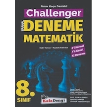 8. Sınıf Matematik Challenger Sarmal Deneme Kafa Dengi Yayınları N11.1234