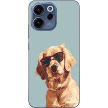 Oppo Reno 15f Uyumlu Karizmatik Köpek Baskılı Silikon Kılıf Renkli