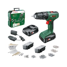 Bosch EasyImpact 18V-40 1.5Ah Çift Akü + 241 Parça Aksesuar Seti