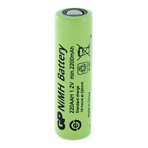 Gp 220aah 2200 Mah Nimh Düz Kafa Endüstriyel Aa Şarjlı Kalem Pil