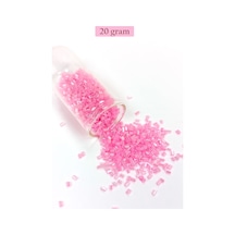Kesme Cam Boncuk 2mm - 20 Gram - Pembe -bnc323