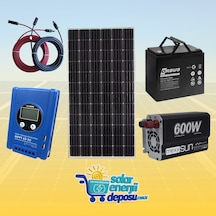 Solar Enerji Deposu 600w Güneş Enerjisi Paketi Ev Tipi Solar Sistem