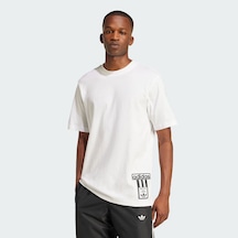 Whıte Adidas Erkek Günlük T-shirt Adibreak Tee Jd4195 Beyaz
