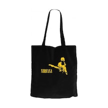 Nirvana Kurt Cobain Siyah Kanvas Bez Çanta Siyah