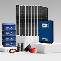 3kw Solar Enerji Paketi 395w Panel, 200ah Jel Akü