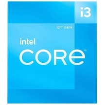 Intel Core İ3 12100 17mb 4çekirdekli O/b Uhd Vga 1700p 58w Kutusuz+fansız