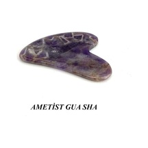 Ametist Gua Sha / Masaj Taşı / Gua Sha / Yüz Bakım Karışık