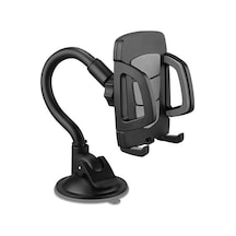 Hytech HY-XH20 Vantuz Braket 360 Derece Telefon Tutucu Siyah - Gri