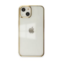 Apple iPhone Uyumlu,  14 Plus Kılıf Element Silikon - Gold