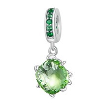 Bsc896 S925 Ayar Gümüş Yeşil Ağaç Hayat Dıy Kolye Bilezik Aksesuarları Çok Renkli