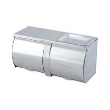 Omnipazar Xinda GS210W1 Mat İkili Wc Kağıt Dispenseri Paslanmaz Ç
