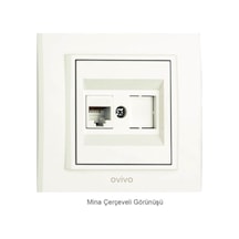 Ovivo Mina Beyaz Data Prizi Mekanizma+çerçeve