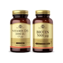 Solgar Biotin 5000 Mcg 50 Kapsül + Vitamin D3