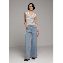Colin's Colins Loose Fit Kadın Light İndigo Denim Jean Pantolon Cl1081291 Q1.v1 Dn45032