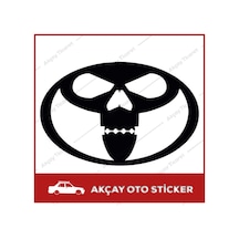 Toyota Kurukafa Sticker Toyota Sticker Oto Sticker Araba Sticker