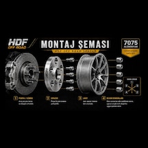 Ford Ranger-mazda Bt-50 6x139,7 3 Cm - 4 Adet Spacer + Bijon Seti