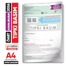 2026 Meb-ags Öabt Sosyal Bilgiler Öğretmenliği Ösym Tıpkı Basım Kitapçığı Tg Deneme