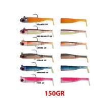 Seabor Lily Shad 14cm 150gr 2+1 Off Shore Silikon Yem Candy Uv