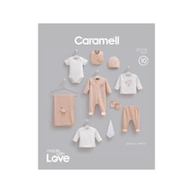 Caramell %100 Pamuk Moving Cars 10'lu Set 0-3 Ay 50-56 Cm Kahve Crml.ze2178.khv