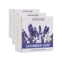 El Yapımı Lavanta Katı Sabunu 135g 3 Paketi