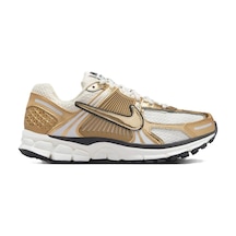 Nike Bowerman Zoom Vomero 5 Metallic Gold Leather Sneaker Hakiki Deri Kadın Günlük Spor Ayakkabı Beyaz Sarı Beyaz