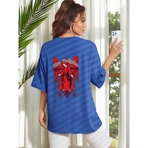 Uyguntarz Unisex My Regilion Tasarım Basklı Tshirt Mavi