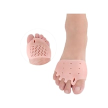 Sağlıklı Ayaklar İçin Ayak 5 Parmak Silikon Makaralı Gömlek 1 Çift Ten - 561136705