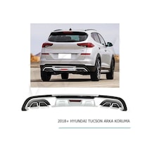 Hyundai Tucson 2019+uyumlu Arka Koruma Difüzör