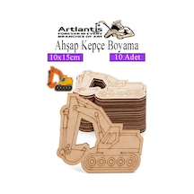 Ahşap Boyama Araçlar 10 Adet 10x15cm Taşıtlar Boyama Figürü Etkinlik Çoçuk Gelişim Motor Beceri Kreş Anasınıfı Mor