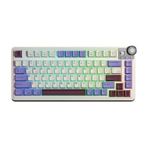 Aula Au75 3 Modlu Rgb Hot Swap Mekanik Tkl Seiya Switch Kablosuz Makrolu Klavye Bej