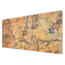 90x40 Xxl Gaming Mouse Pad Antik Harita Desenli Kaymaz Taban Büyük Boy Oyuncu Mousepad 90cm X 40cm