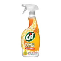 Cif Power & Shine Mutfak Yağ Çözücü Sprey Portakal ve Limon Özlü 750 ML