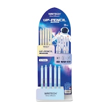 Wrıtech W-5155 Space Up 0,7mm Versatil Kalem - 38'li Stand 001 Siyah