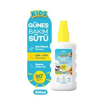 Axwell Kids Çok Yüksek Koruyucu Çocuk İçin Yüz & Vücut Güneş Sütü Spreyi