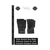 Özel Üretim Rex Body Eldiveni Siyah Xl 50 Temizlik Kampüs Erkek Dİğer