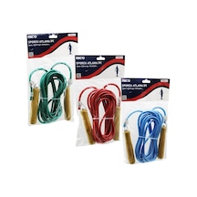 Ahşap Saplı Pvc Atlama İpi Renkli 5mt 5705