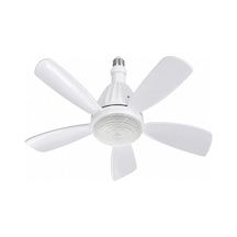 Bay 1 Adet Fim Kristal 30w Ledli 5 Kanat Tavan Vantilatörü 1154 Kumandalı 3 Renk E27 Duy Najmaddin