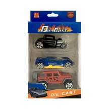 Die Cast Kutulu 3'Lü Metal Araba