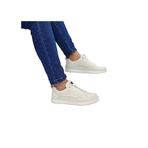 Voyager M012 Beyaz Hakiki Yumuşak Deri Erkek Ayakkabı Beyaz