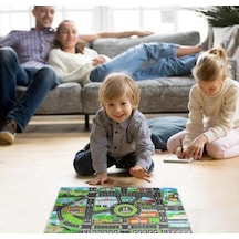 Zhltoys Çocuk Oyun Matı Mutlu Şehir Hayatı 83x57 Cm