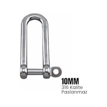 Shuıvan Zincir Kilidi 10mm Uzun Tip - 316 Paslanmaz-1646