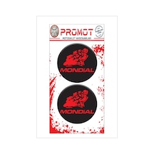 Damla Logo Sticker Mondial Kabartmalı 5x5cm 04 Nötr