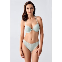Newbra Lıngerıe Kadın Sütyen 4164 Çift Destekli B Cup Yeşil - 670273811 Yeşil - 670273811 Yeşil