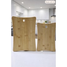 Elis Concept 2'li Bambu Kesme Tahtası 35 24 30 19 Cm
