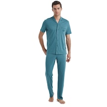 Erkek Pijama Takımı 40461 - Yeşil